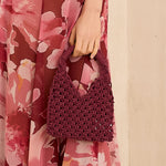MIM Bolso Unica Knot Bag Burdeos