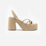 MIM Sandalia de tacón BRIT BEIGE