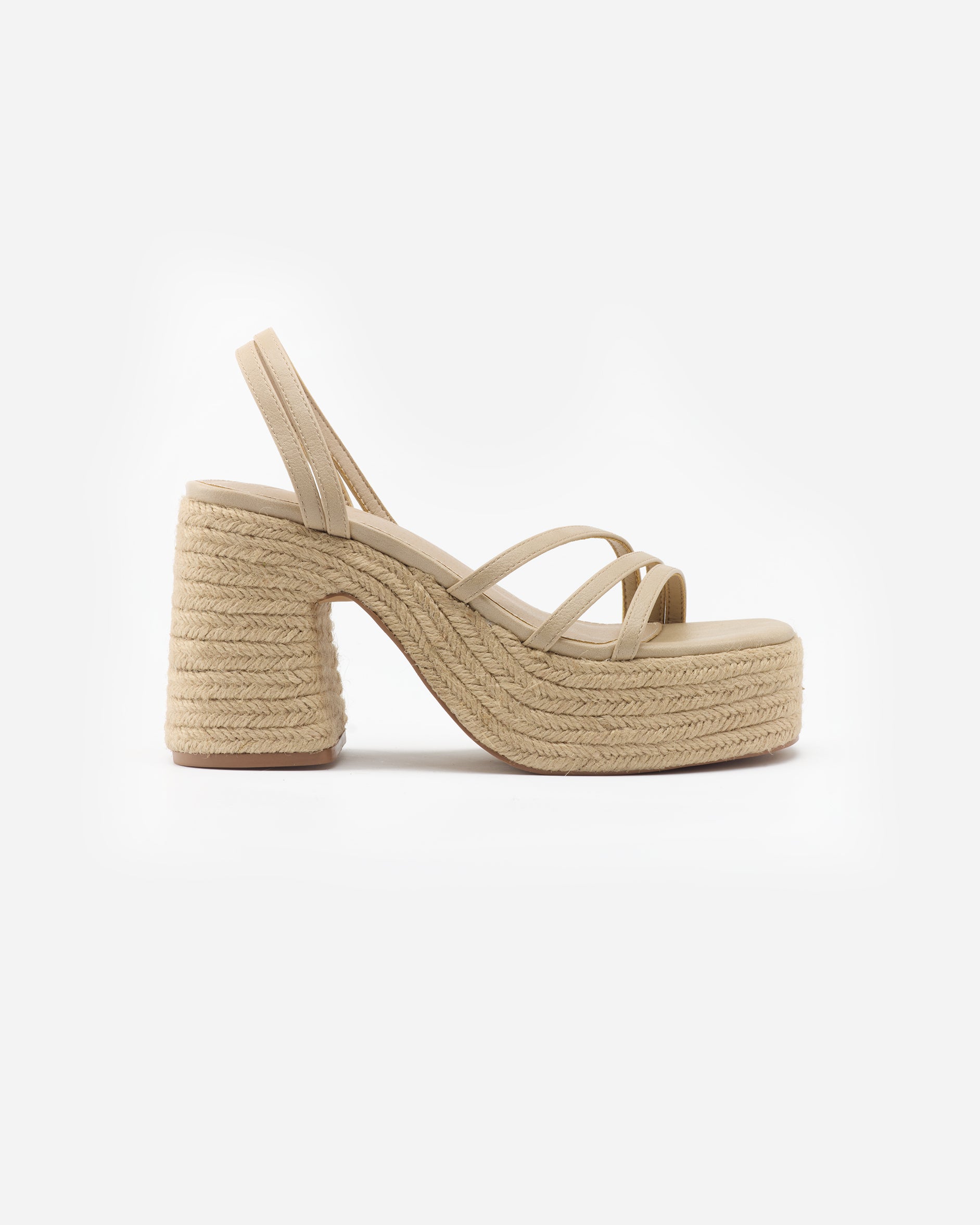 MIM Sandalia de tacón BRIT BEIGE