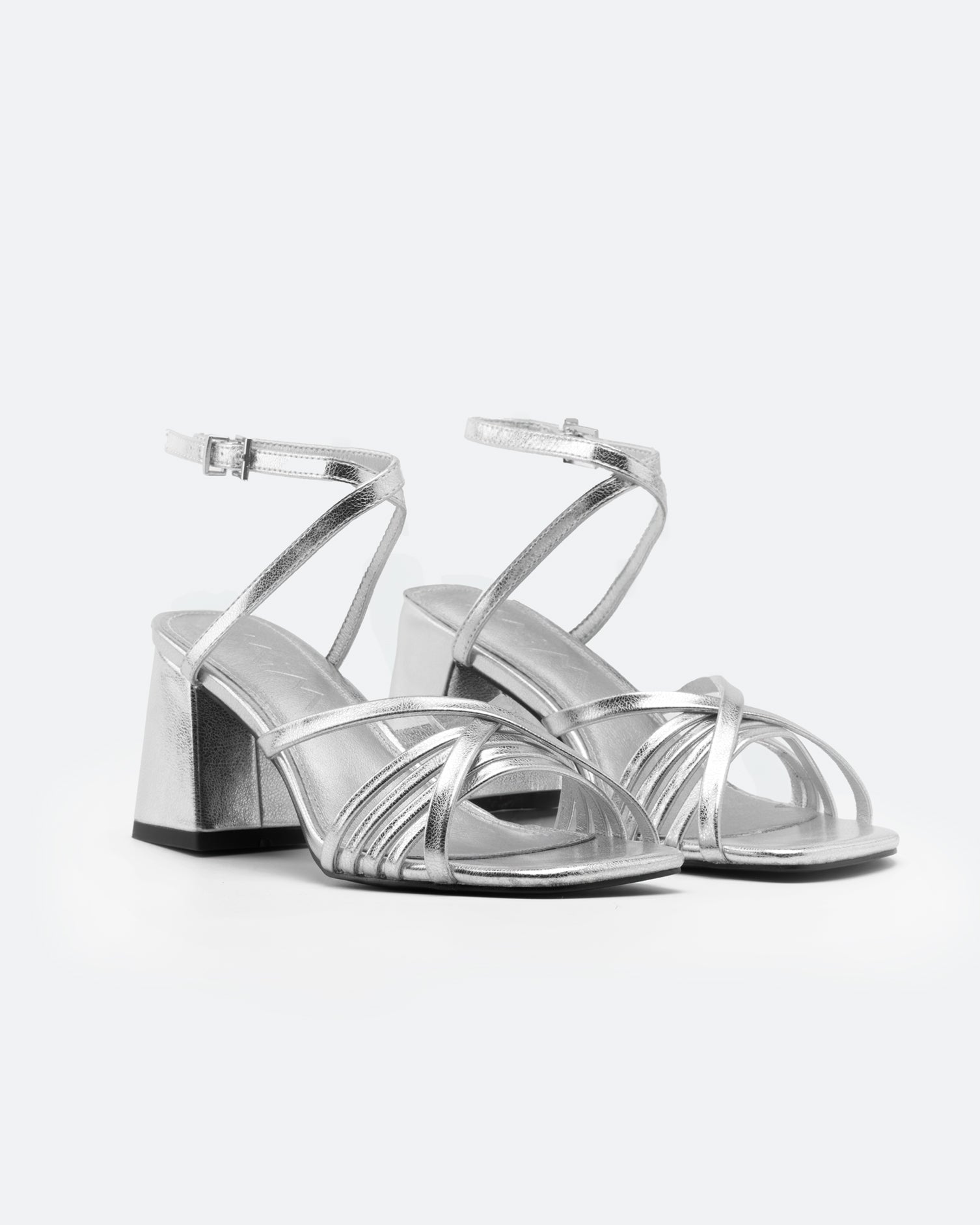 MIM Sandalia de tacón DEVA PLATA