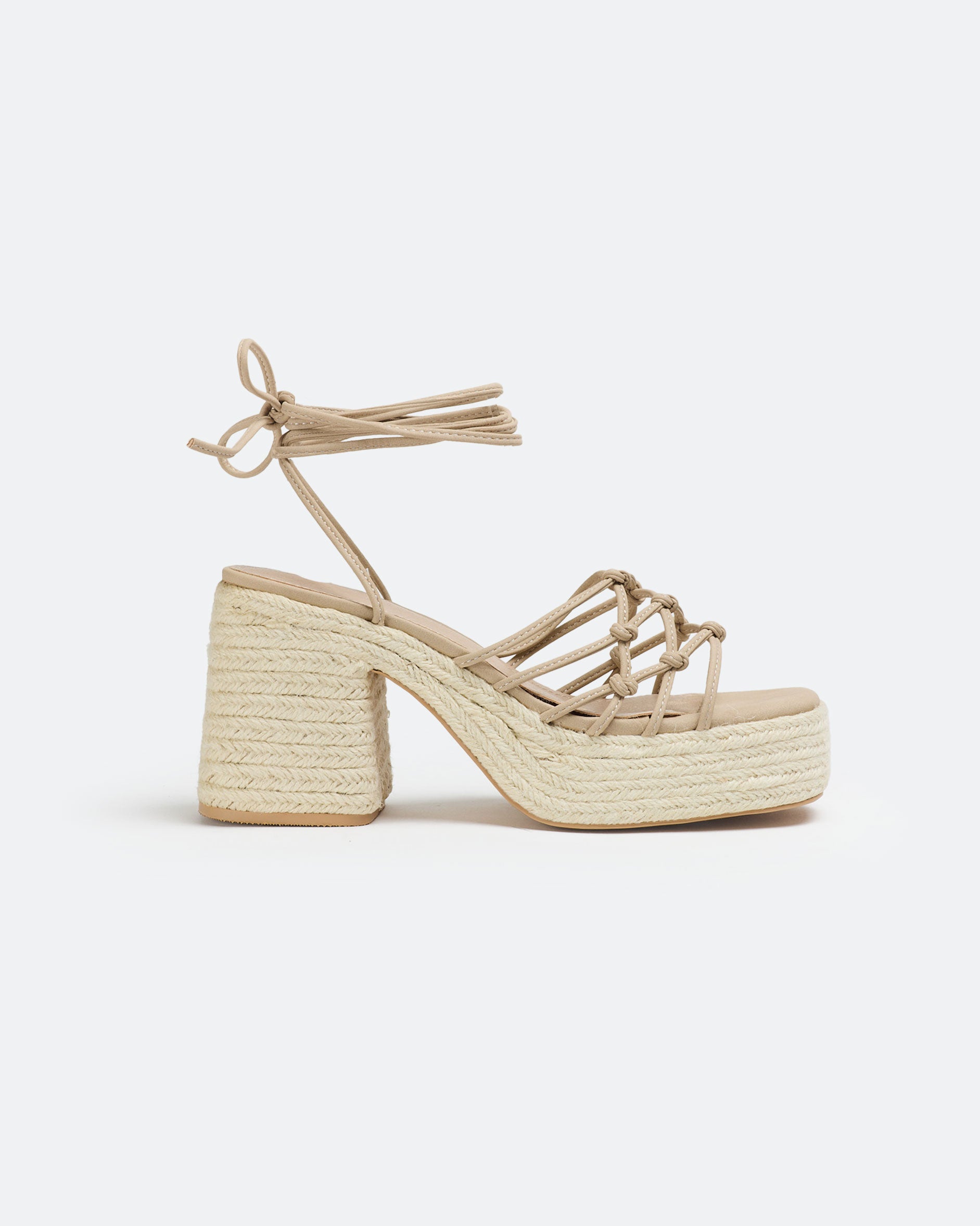 MIM Sandalia de tacón LENA BEIGE