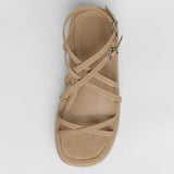 MIM Sandalia plana Formentor Neat Topo