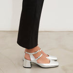 Mim shoes Sandalia de tacón AUDREY PLATA