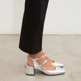 Mim shoes Sandalia de tacón AUDREY PLATA