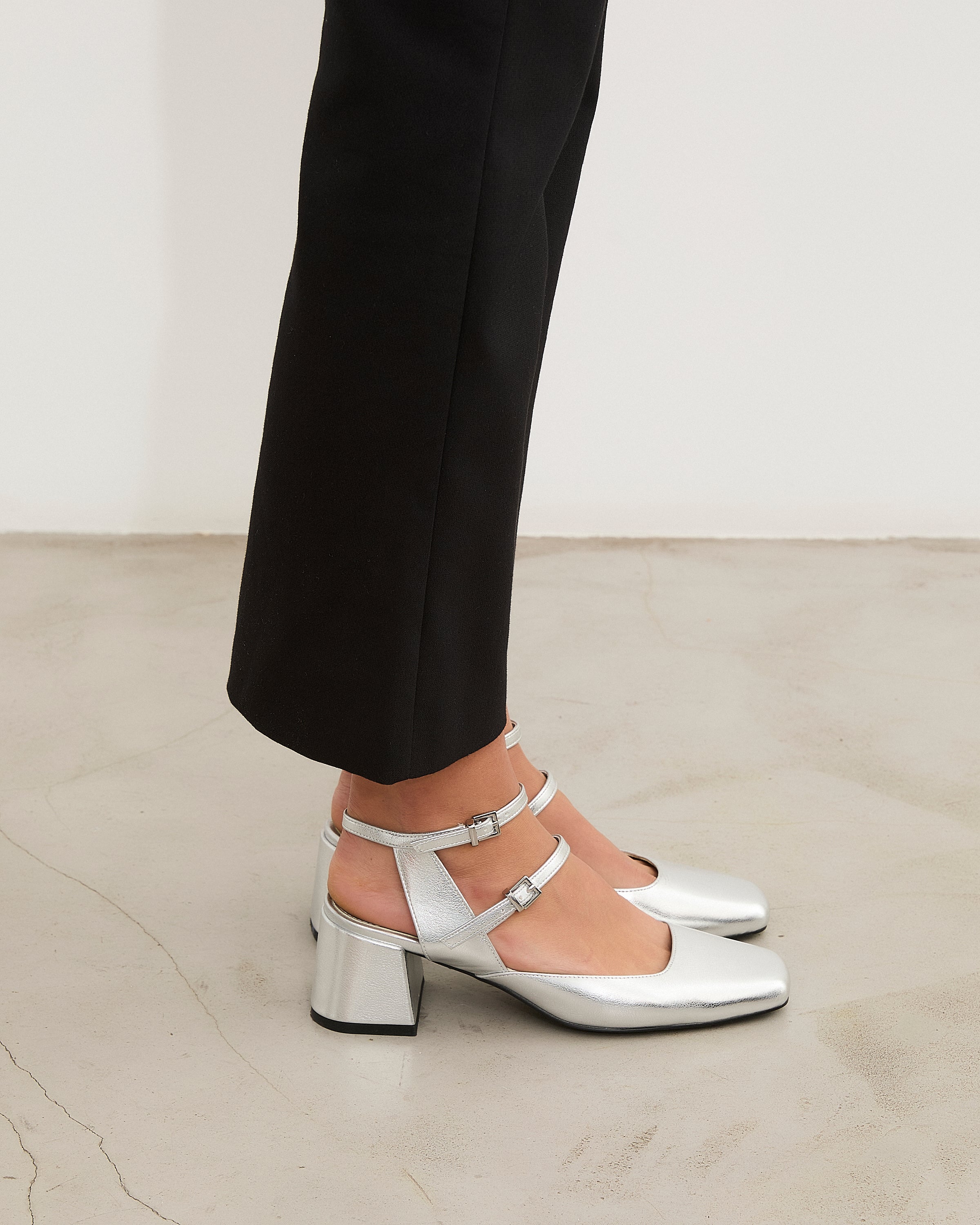Mim shoes Sandalia de tacón AUDREY PLATA