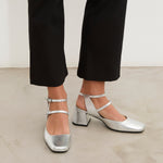 Mim shoes Sandalia de tacón AUDREY PLATA