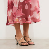Mim shoes Sandalia de tacón RAFAELLA METALIZADO