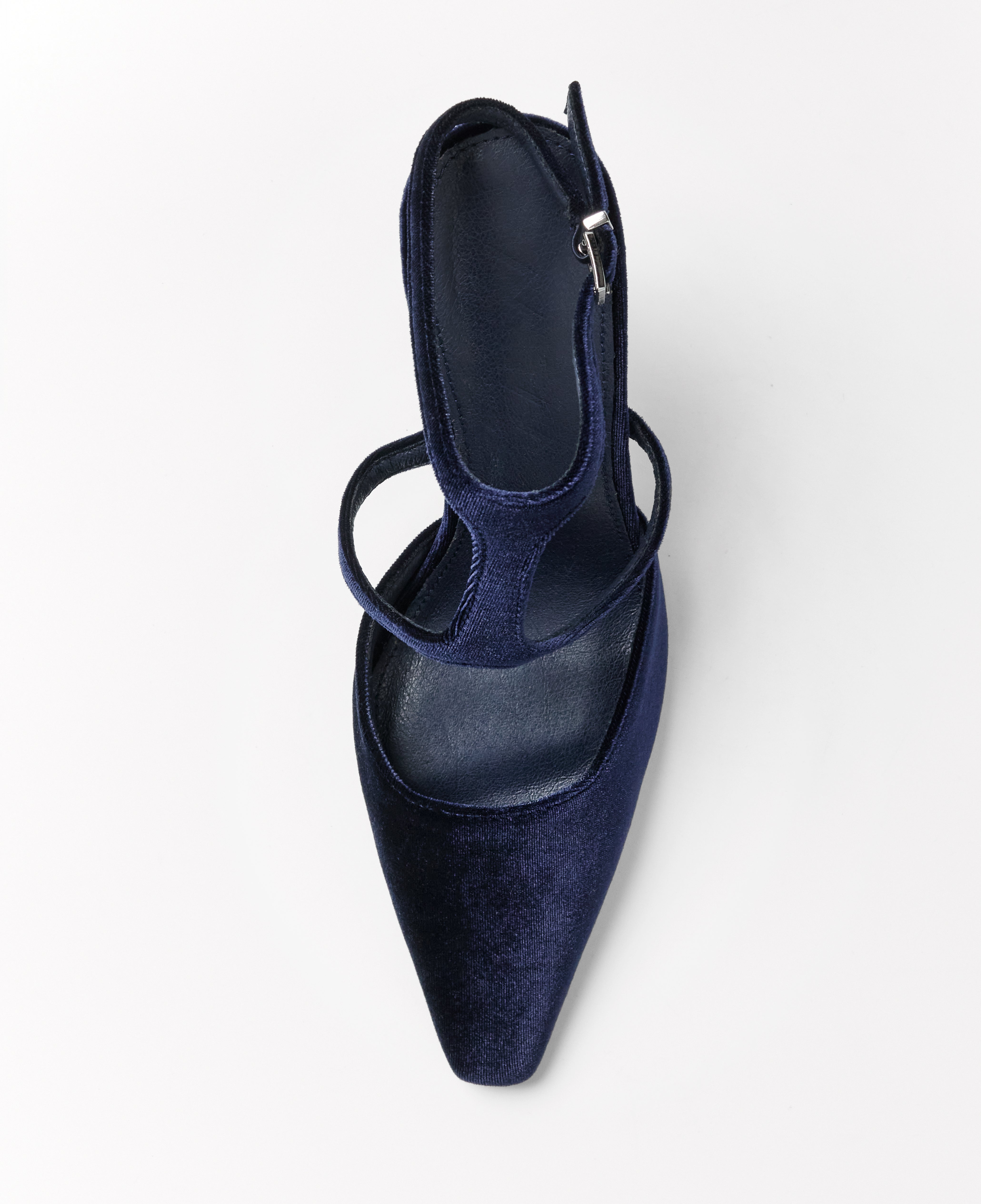 Mim shoes Tacón cerrado DANIELLE AZUL MARINO VELVET