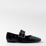 Mim shoes Zapato plano DOVI NEGRO TACHAS
