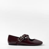 Mim shoes Zapato plano FLO BURDEOS