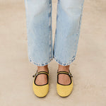 Mim shoes Zapato plano LIBE AMARILLO
