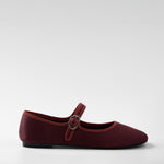 Mim shoes Zapato plano LIBE BURDEOS SATIN