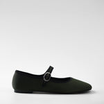 Mim shoes Zapato plano LIBE OLIVA SATIN