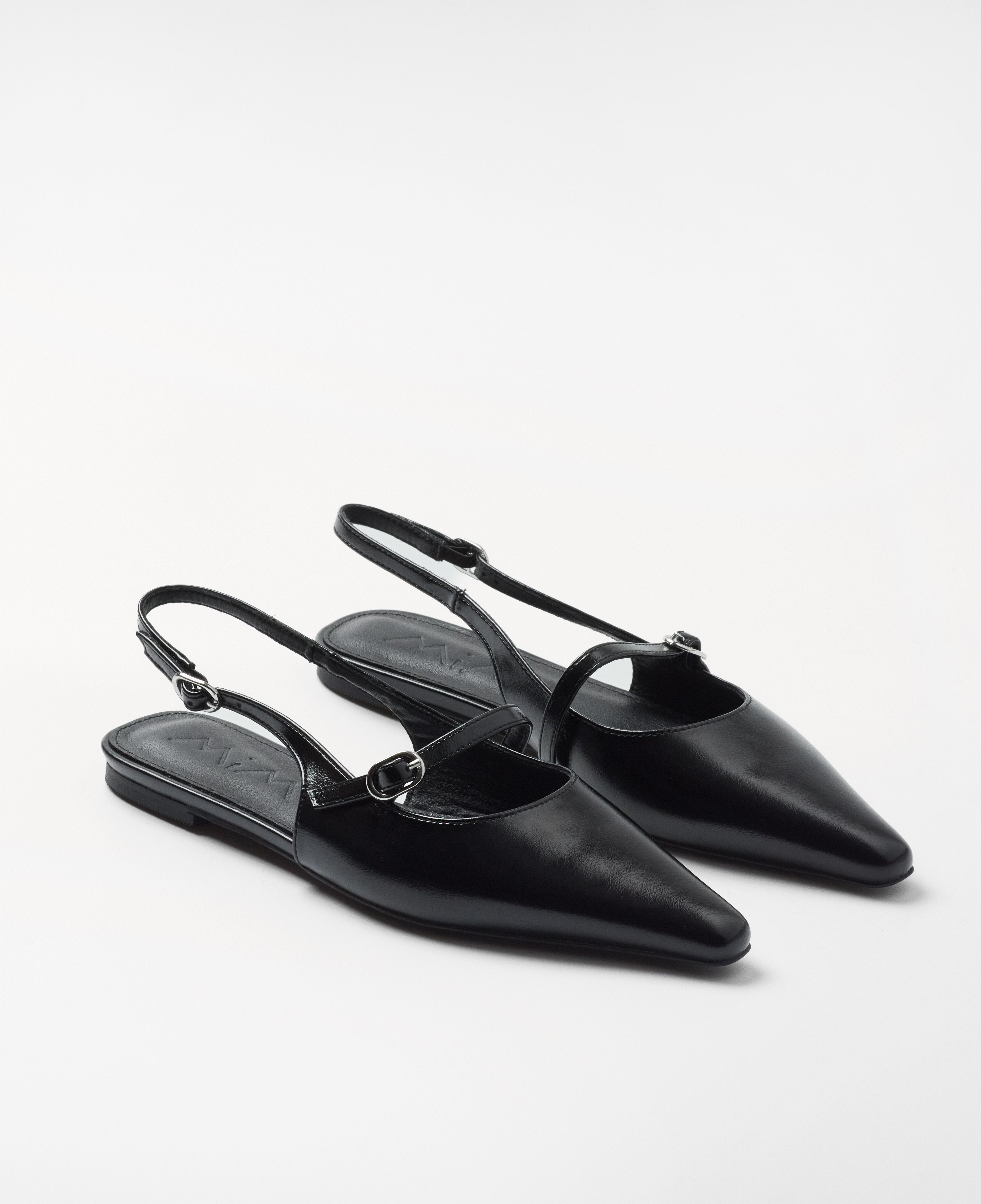 Mim shoes Zapato plano MANCY NEGRO