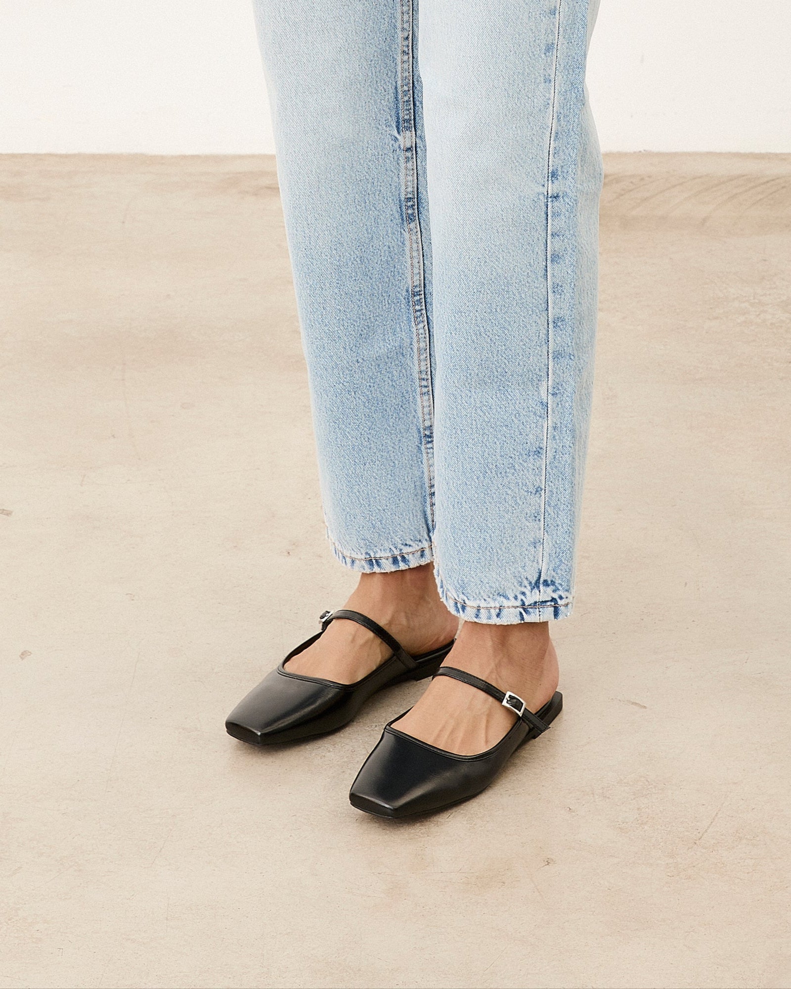 Mim shoes Zapato plano MONI NEGRO