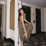 MIM Vestido VESTIDO LYNN KAKI