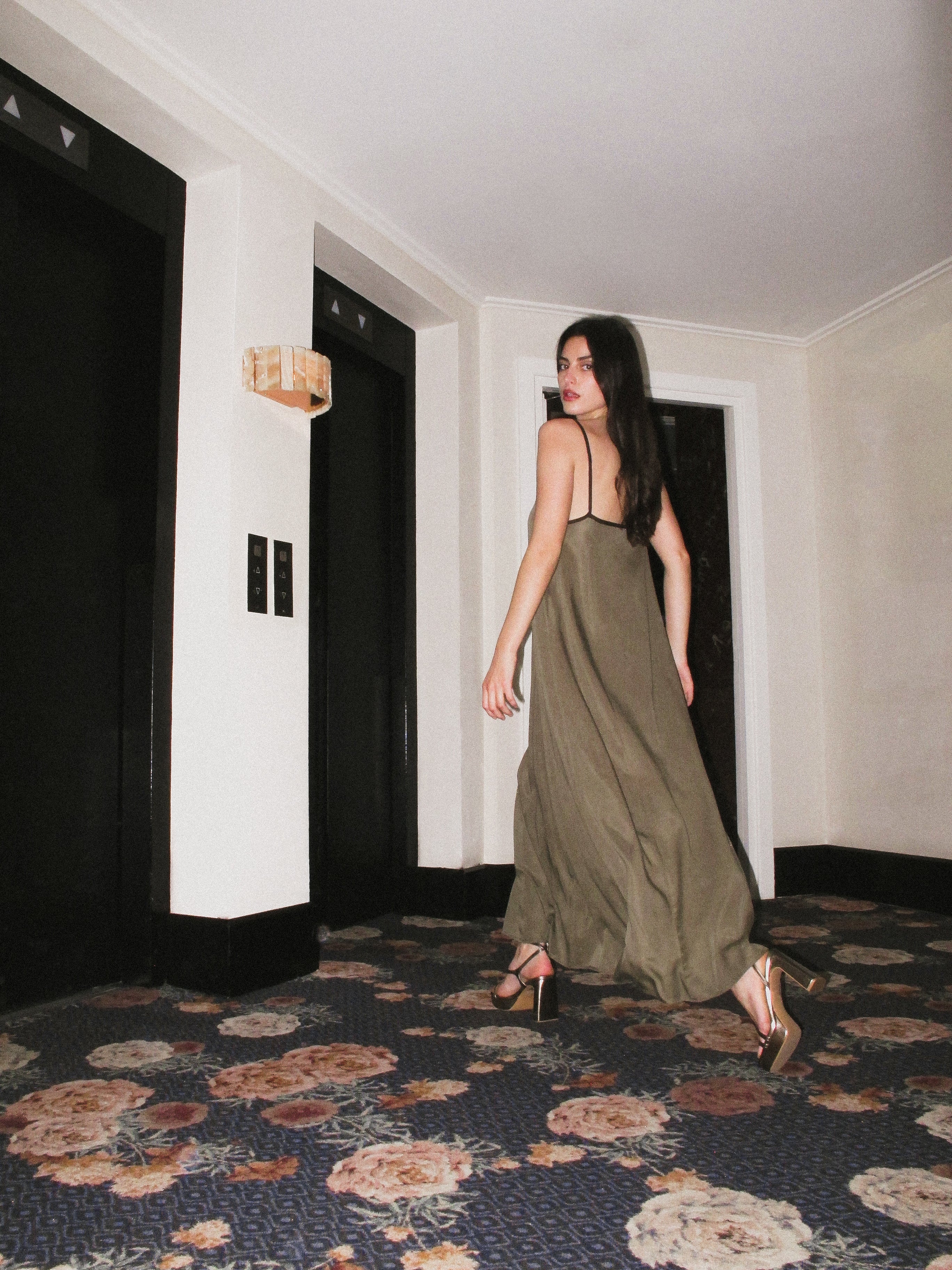 MIM Vestido VESTIDO LYNN KAKI