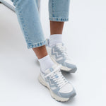 MIM Zapatilla Double U 2.0 Celeste
